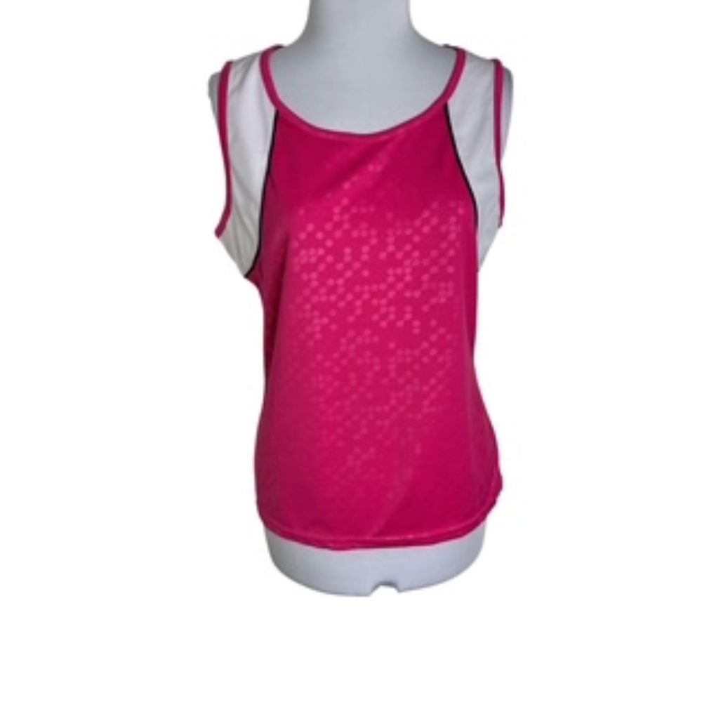 NWOT bcg Sleeveless Scoop Neck Hot Pink Athletic Tank Top Size L